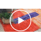BERBER tapijt MR4015 Beni Mrirt handgeweven uit Marokko, Geometrisch - rood / oranje
