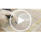 BLISS Z160AZ147 tapijt donker beige / goud - Kader, grieks, exclusief, structureel