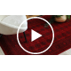 ORIENT 6889 tapijt bordeauxrood / zwart Buchara, kader, oosters, met franjes